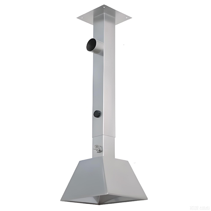 laboratory stainless steel canopy hood