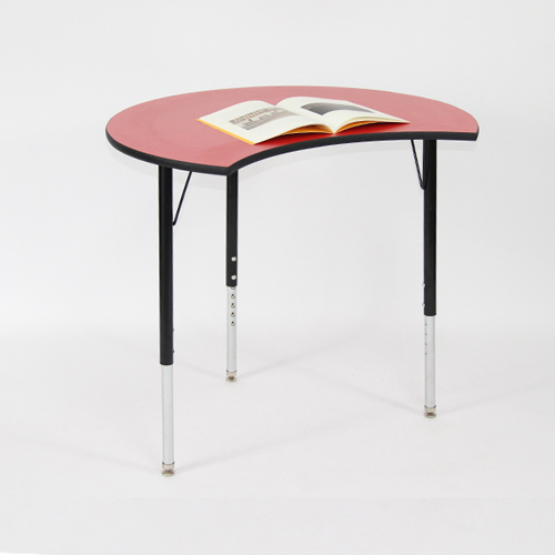 Classroom Bite Shapes adjustable legs Plastic Collaborative Desk